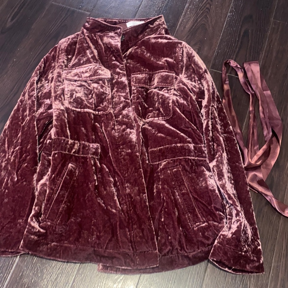 Loft velvet blazer jacket